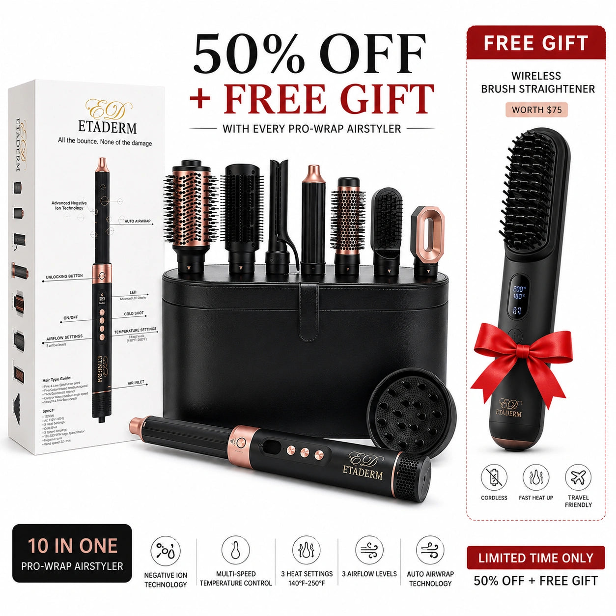 Advanced "Pro-Wrap" Air Styler (10 in 1)