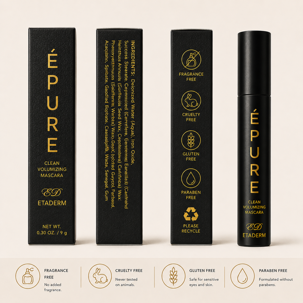 ÉPURE Clean Volumizing Mascara