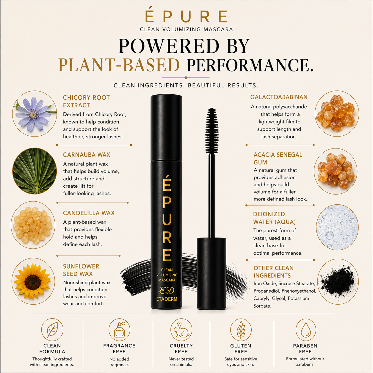 ÉPURE Clean Volumizing Mascara