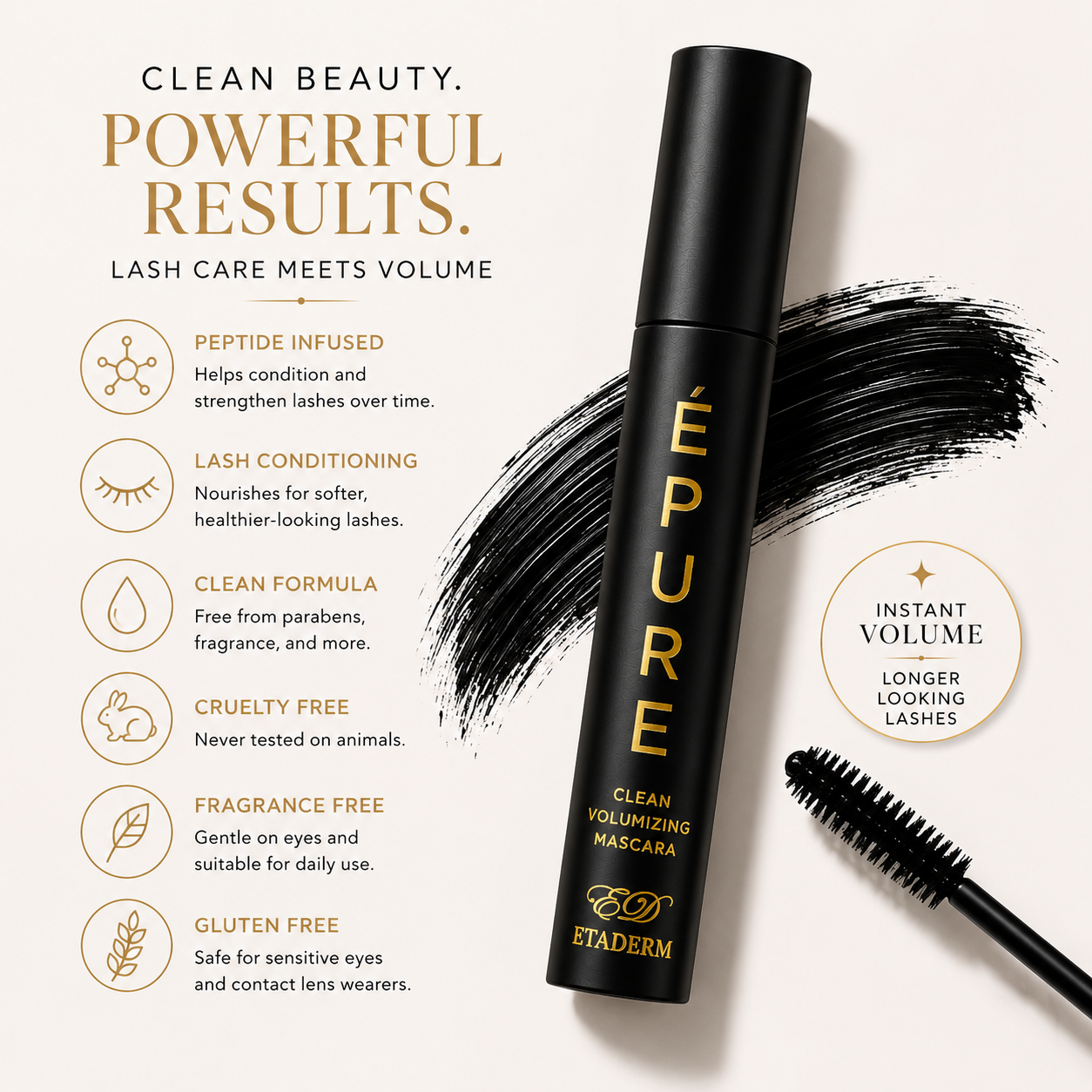 ÉPURE Clean Volumizing Mascara