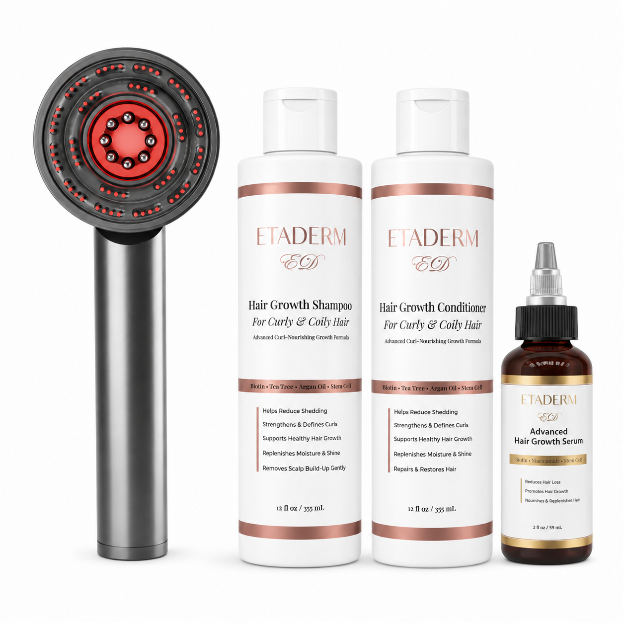 Hair Growth for Curly, Damaged & Color Treated Hair