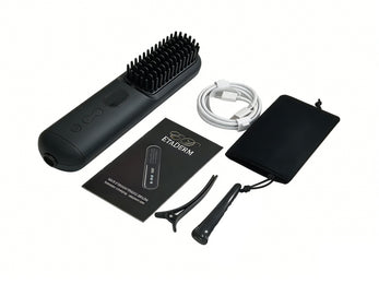 Wireless Charging Negative Ion Hair Straightening Brush